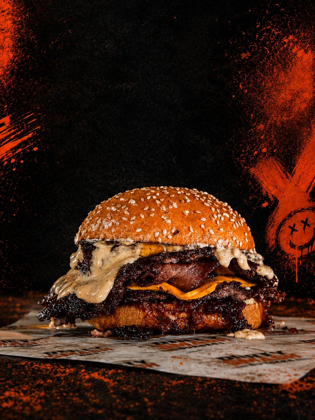 Dirty Smash signature burger