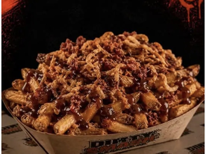 Dirty BBQ Bacon Loaded Fries