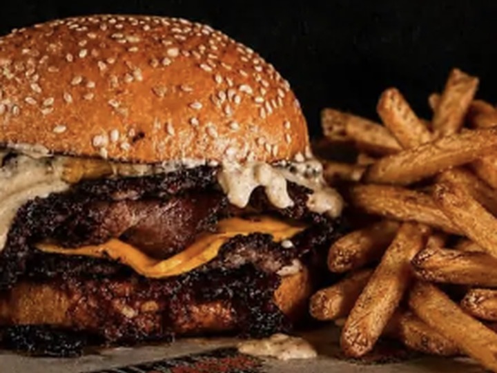 Dirty Smash Burger and Fries