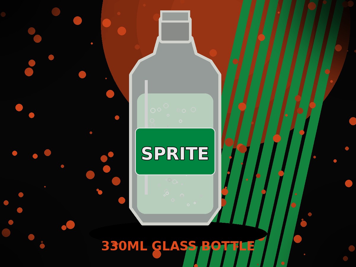 Sprite Glass Bottle